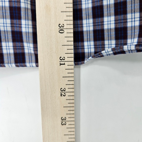 Ariat Shirt Mens‎ Small Wrinkle Free Plaid Western Flip Cuff Button Down - Picture 9 of 11